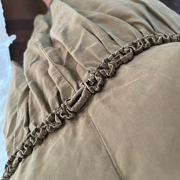 Flowy green khaki dress - Picture 4 of 8